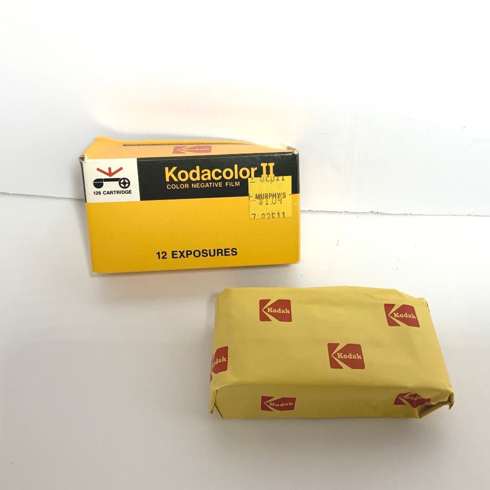 Kodak Kodacolor II Color Negative Film 126 cartridge 12 Exposures ASA 100